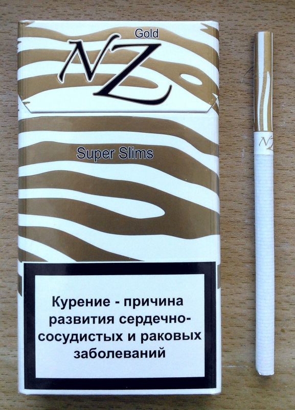 Сигареты "NZ" Gold SS (акциз РБ)