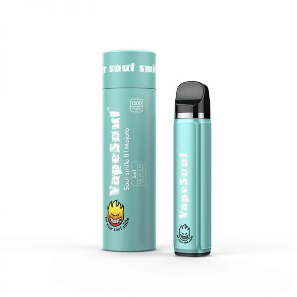 Электронная сигарета Vape Soul мохито (1500 затяжек) заряжаемая